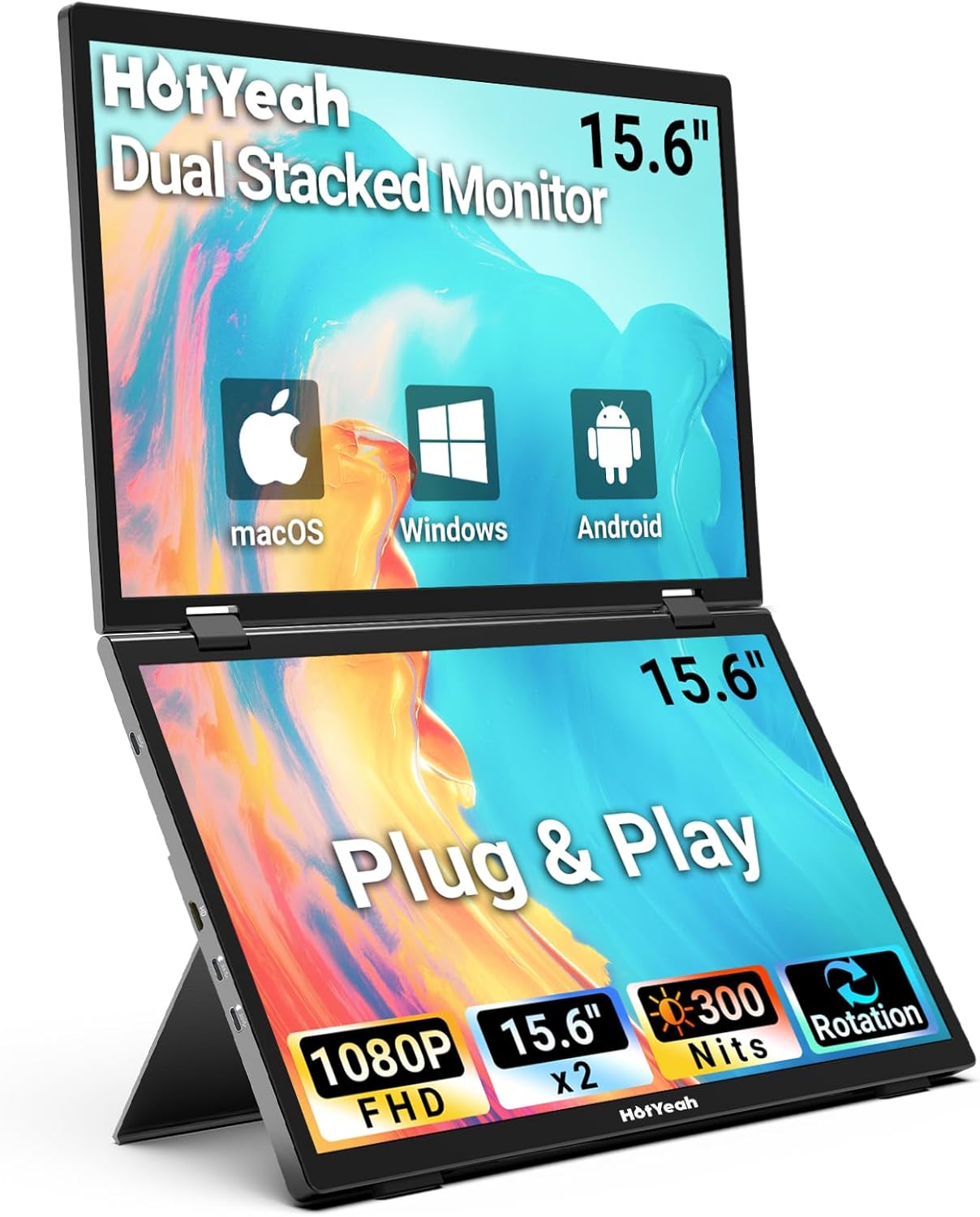 Read more about the article HotYeah dual screen monitor for laptop