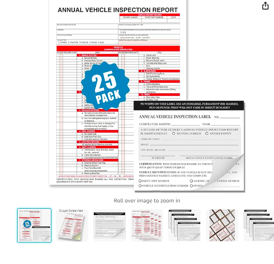 Read more about the article dot inspection forms and stickers