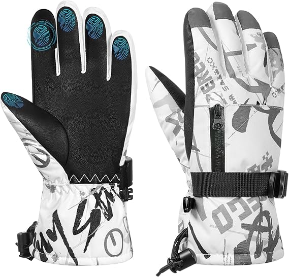 Read more about the article MoKo Kids Winter Ski Gloves, Waterproof Snow Gloves with Adjustable Cuffs & Zipper Pocket, Thermal Windproof Kids Snow Gloves for Children Aged 6-11, Snowboarding, Sledding, Cycling, Skiing