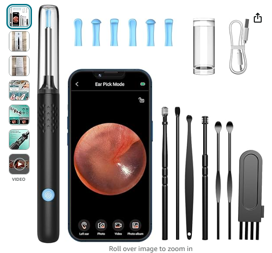 Read more about the article LMECHN Ear Wax Removal Camera Ear Cleaner, Wireless 360° Visible Ear Camera with WiFi, Ear Pick Cleaning Kit Suitable for Ear, Nose, Skin, Gift for Family, Pets, Lover