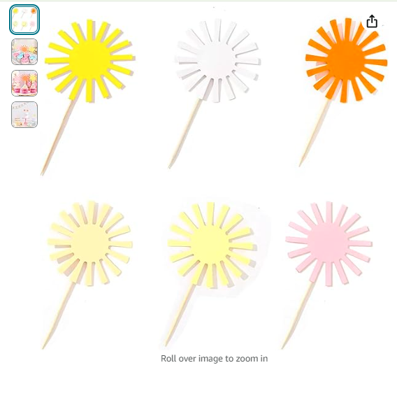 Read more about the article Boho Little sun cupcake toppers First Birthday Decoration,Sunshine Cake Topper 1st Birthday 12 Pcs baby Shower Sunshine Cup Cake Decorations first trip around the sun birthday decorations