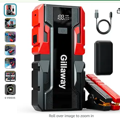 Read more about the article 001B 3000A Car Jump Starter Battery Pack (up to 9.0L Gas and 7.0L Diesel Engine), 12V Car Battery Charger, Jump Box with USB 3.0 Power Bank