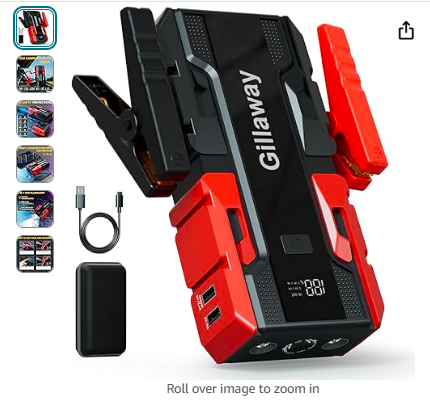 Read more about the article 001B Car Jump Starter, 3500A Car Jump Starter Battery Pack (Up to 9.0L Gas and 7.0L Diesel Engine), 12V Car Battery Charger Jump Starter Portable Battery Jump Starter with Power Bank