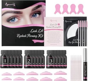 2024 Upgraded Lash Lift Kit 2 in 1 Eyelash and Eyebrow Lamination Kit, Lash Perm Kit, Semi Permanent Lash Extension Curling Set, Individual Package Pack of 5 Beauty7