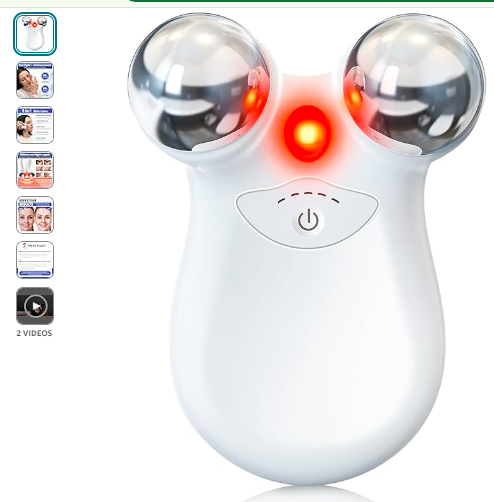 Read more about the article Microcurrent Facial Device,Latest Red Light Technology,Enhances The Ability to Lift The Face and Tighten The Skin,USB Red Light Device for Face,for Facial Wrinkle Equipment