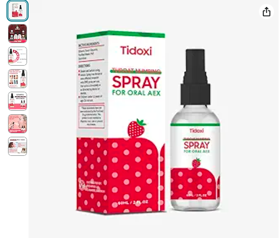 Read more about the article Throat Numbing Spray for Oral Women Men,Deep Throating Numb Spray Strawberry 60ml