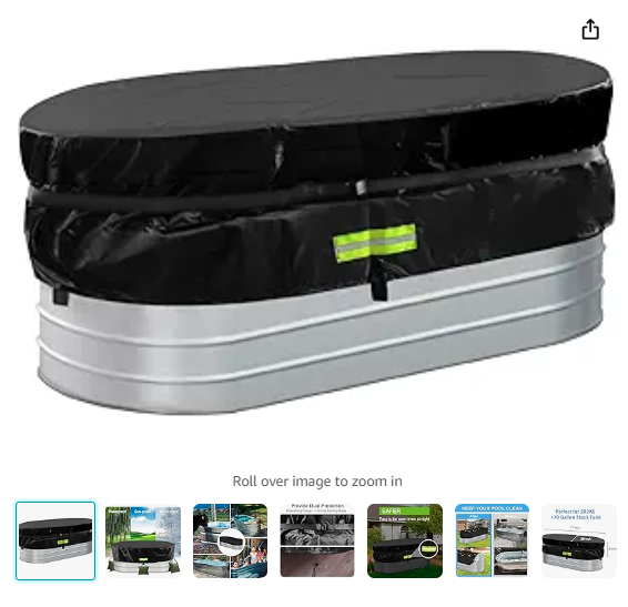 Read more about the article 6 ft Cold Plunge Tub Cover Horse Trough Cover Stock Tank Cover 6ft for Farm Water Tank Cover Ice Water Therapy Ice Bath Cover Cold Water Cover Fits 2x2x6 ft Oval Galvanized Tank Waterproof(Cover Only)