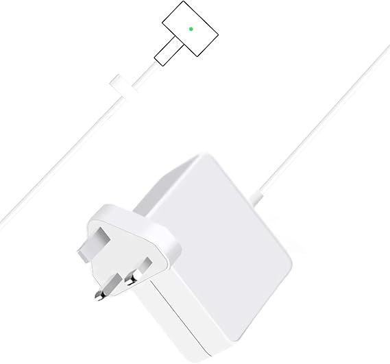 Read more about the article Mac Book Air Charger UK, Replacement AC 45W T-tip Connector Power Adapter Laptop Charger Compatible with MacBook Air 11 inch and 13 inch (Mid-2012,2013,2014,2015,2017), Models A1466 A1465 etc