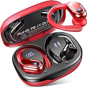 Read more about the article Wireless Earbuds Sport, Bluetooth 5.4 Headphones 2024 Bluetooth Earbuds with 75Hrs Stereo, 4 ENC Mic, Over-Ear Buds with Earhooks Noise Canceling Earphones , IP7 Waterproof Headset for Workout/Running