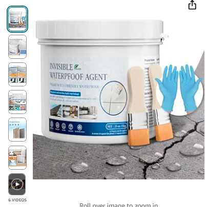 Read more about the article Invisible Waterproof Agent Transparent Repairing Leak Waterproof Adhesive for Roofs, Walls, Bathroom, Shower, Window Sills, Indoor & Outdoor Waterproof Coating 35 Oz