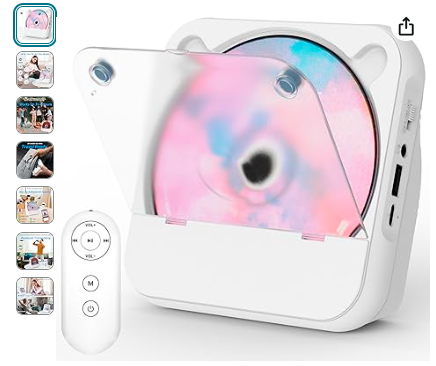 Read more about the article Portable CD Player for Home with Speakers – Lehwey Small CD Player Bluetooth 5.1, Rechargeable CD Music Player with FM Radio, Personal Mini Desktop Kpop CD Players, Remote, Aux, Anti-Skip Protection