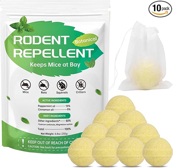 Read more about the article NatShield Rodent Repellent (Pack of 10)