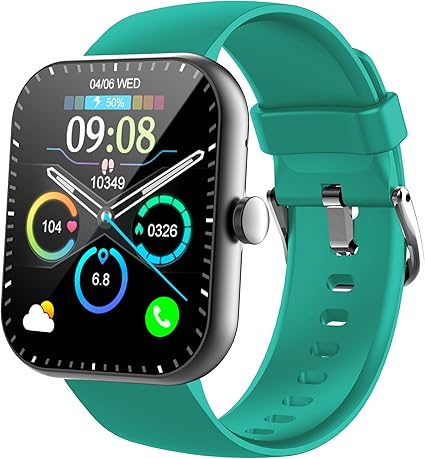 Read more about the article Smart Watch for Men Women Answer/Make Calls, 1.96″ Fitness Watch with Heart Rate Sleep Monitor, 110+ Sports Activity Trackers IP68 Waterproof, Green