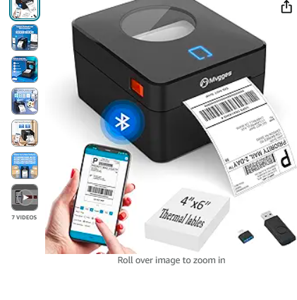 Read more about the article Mvgges Bluetooth Thermal Shipping Label Printer, 4X6 Label Printer for Shipping Packages Small Business, Support Windows, Mac, iOS, iPhone, Android, Used for Amazon, Ebay, Shopify, Etsy, UPS, USPS