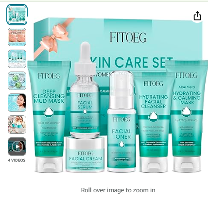 Read more about the article Woman Gifts,Skin Care,Skincare,Hydrate,Oil Control,Pore Shrinking,Anti-Allergy Facial Skin Care Routine Set Kit Products Gift for Teen Stocking Stuffers Girls Boys 10-12 16-18 &Women for All Skin Type