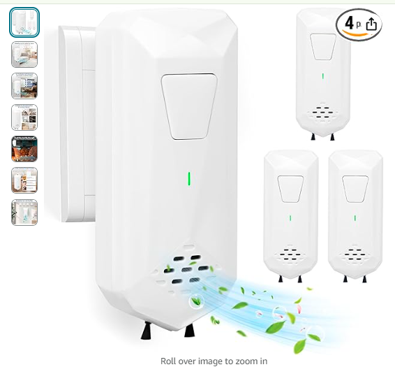 Read more about the article Air Ionizer for Home, 4 Pack Plug In Air Ionizers, Air Purifier Plug In Portable for Room Filterless Mobile Negative Ion Generator for Home,Office, Air Ionizer Air Cleaner