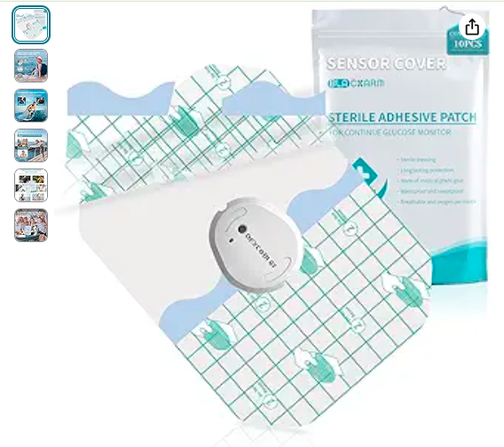 Read more about the article Adhesive Patches Compatible for Dexcom G7 Over Patches Waterproof Breathable Oxygen-Permeable Sweatproof Medical Tape Precut CGM Sensor Cover Patches Sterile Package