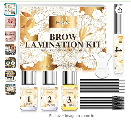 Read more about the article Brow Lamination Kit, Mini Eyebrow Lamination Kit At Home DIY, Vivandra Instant Professional Brow Lift Kit For Fuller Thicker Beautiful Eyebrows, Easy to Use and Suitable for Beginners