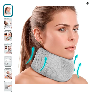 Read more about the article Ice Silk Neck Brace – Soft, Breathable Cervical Collar for Pain Relief & Posture Correction – Anti-Snoring Support for Comfortable Sleep – Ideal for Office Workers & Neck Injury Recovery (11.8”-18.1”)