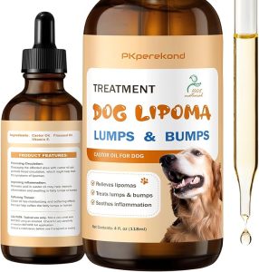 Lipoma Treatment for Dogs, Remedy for Lipomas, Soften Fatty Lumps & Bumps in Dogs, Relieve Swelling and Inflammation, Dog Lipoma Treatment, Castor Oil for Dogs, Guard the Buddy against Lumps and Bumps